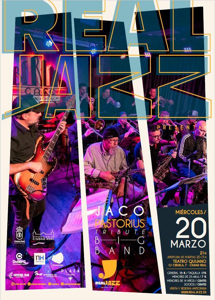 La Jaco Pastorius Tribute Big Band estará este miércoles en el Quijano La Jaco Pastorius Tribute Big Band estará este miércoles en el Quijano
