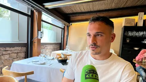 Alfonso Herrero, jugador del Málaga CF Alfonso Herrero, jugador del Málaga CF