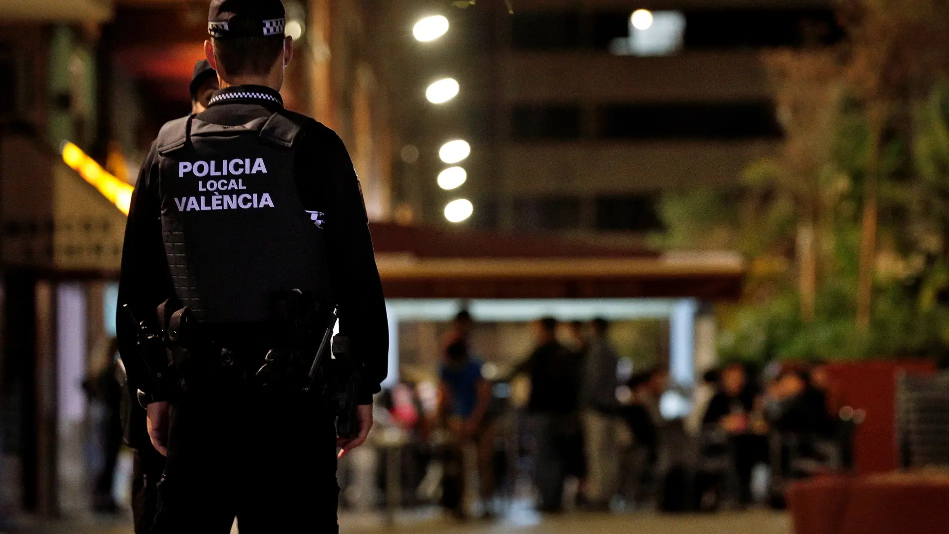 Agentes de la Policía Local de València. 