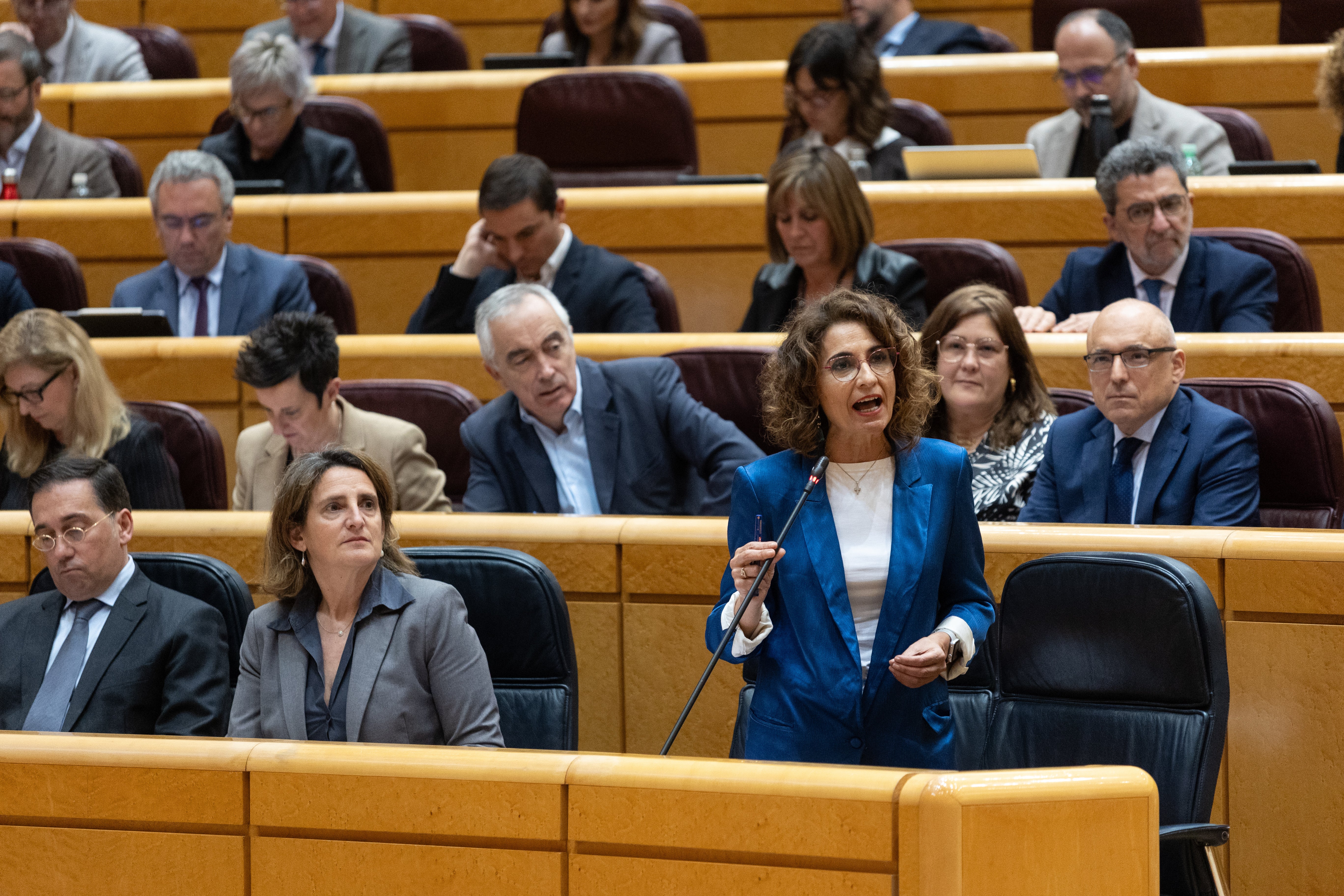 Air Europa sobrevuela la sesión de control en el Senado: el PP habla de "corrupción de Estado" Air Europa sobrevuela la sesión de control en el Senado: el PP habla de "corrupción de Estado"