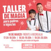 La magia de ser padre llega a Centro Comercial Vialia: Celebra el Día del Padre en su taller de magia para padres e hijos.