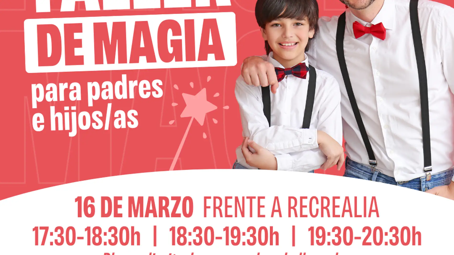La magia de ser padre llega a Centro Comercial Vialia: Celebra el Día del Padre en su taller de magia para padres e hijos.