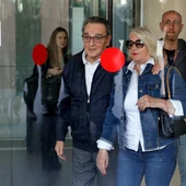 Enriiquez Negreira abandona el juzgado junto a su mujer Enriiquez Negreira abandona el juzgado junto a su mujer