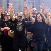 Cientos de funcionarios de prisiones se han concentrado ante las puertas del Palau de la Generalitat 