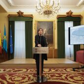 Carmen Moriyón anuncia el acuerdo de compra de los terrenos de naval Gijón