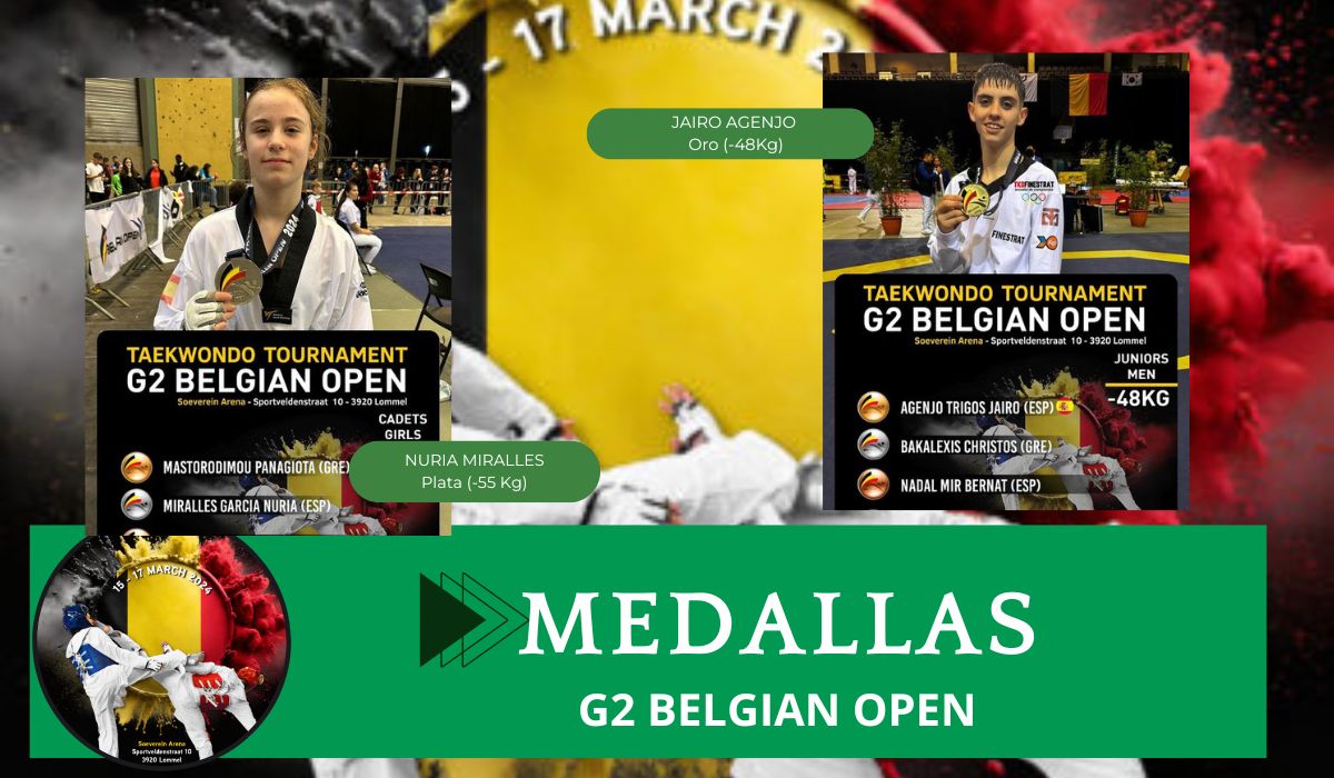 El Club Taekwondo Finestrat conquista dos medallas en el G2 Open de Bélgica El Club Taekwondo Finestrat conquista dos medallas en el G2 Open de Bélgica