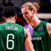 Kameron Taylor y Dylan Osetkowski, Unicaja Kameron Taylor y Dylan Osetkowski, Unicaja