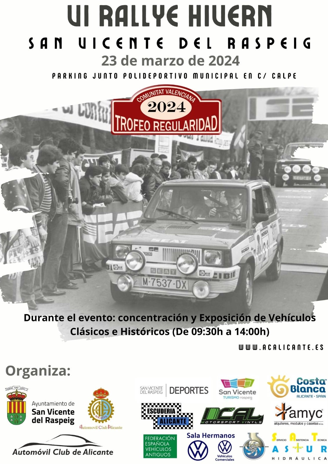 San Vicente acoge la salida del VI Rally Hivern San Vicente acoge la salida del VI Rally Hivern