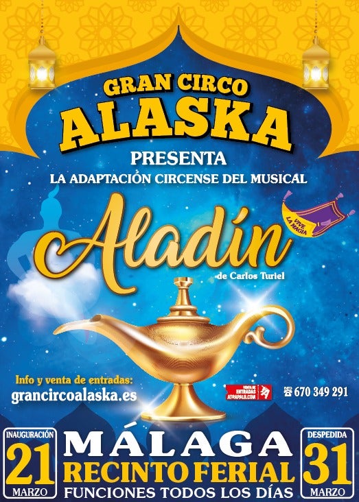 El Circo Alaska vuelve con la magia de Aladin El Circo Alaska vuelve con la magia de Aladin