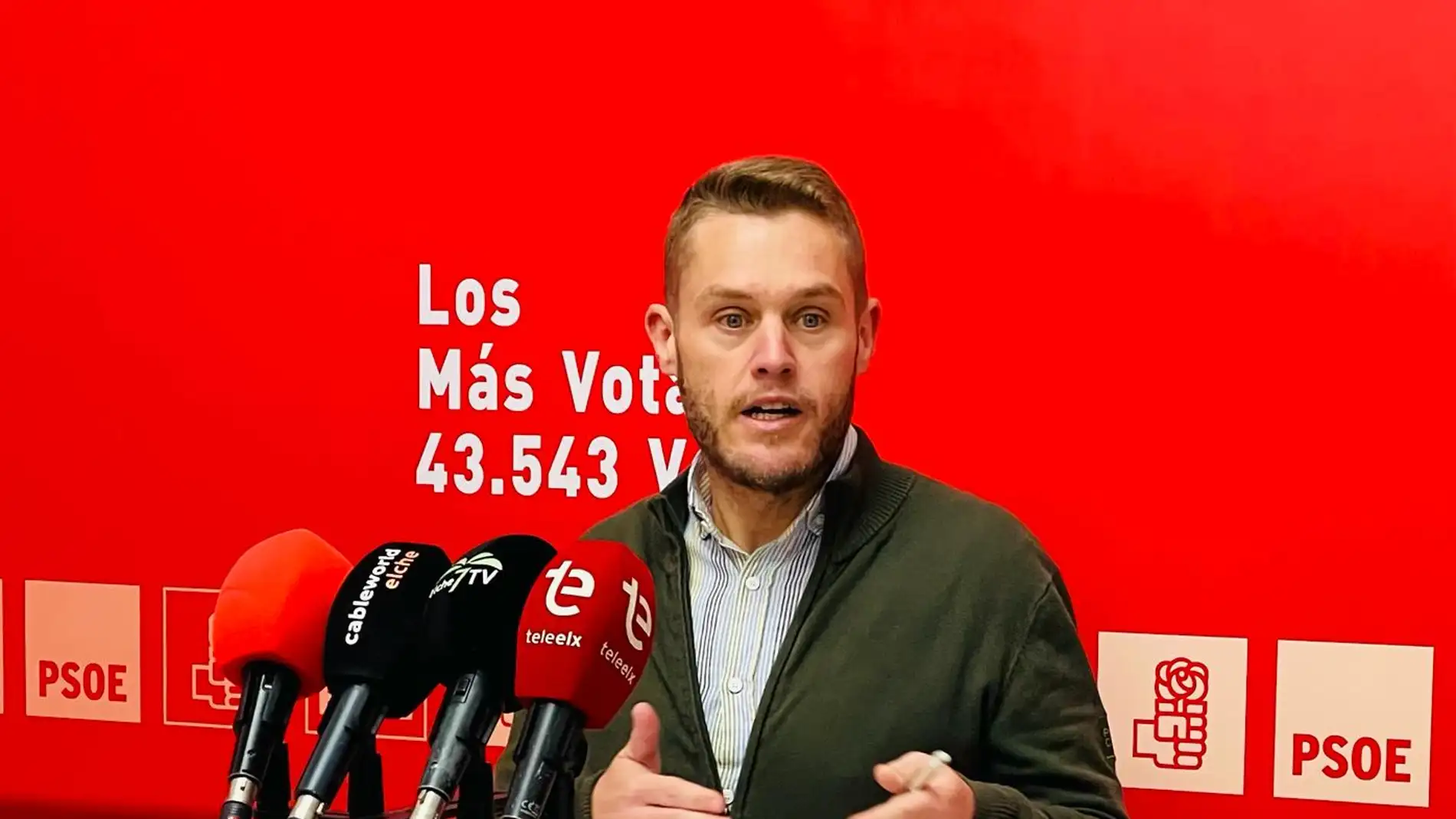 Mariano Valera, concejal del PSOE de Elche. 