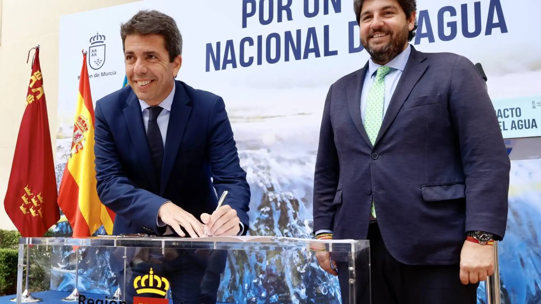 Pacto entre la Comunidad Valenciana y Murcia por un pacto Nacional del Agua
