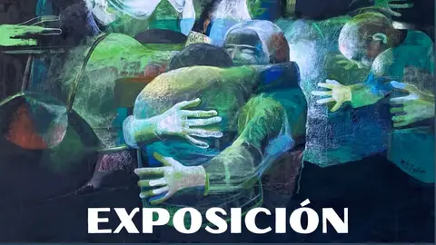 Abre sus puertas "Alégrate" una muestra de la obra pictórica de Teresa Peña que permanecerá en Alcalá de Henares hasta el 14 de abril Cartel de la exposición de arte sacro contemporáneo "Alégrate"