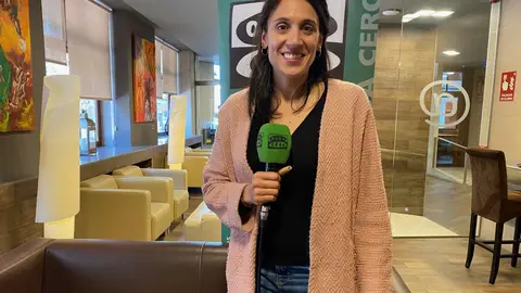 Diana Fernández, directora deportiva del Club Sincro Galaico de Pontevedra Encuentro Hotel Rías Bajas