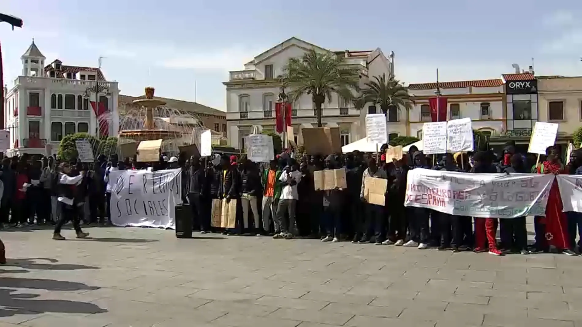 Migrantes se manifiestan en Mérida por la vulneración de sus derechos