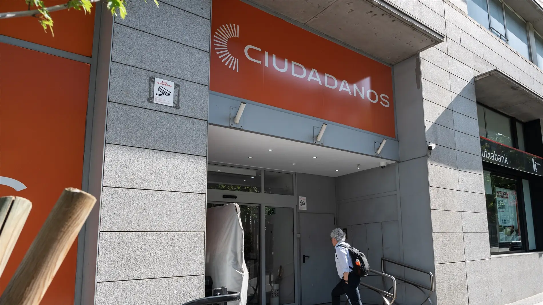 Imagen de archivo de la sede de Ciudadanos en Madrid