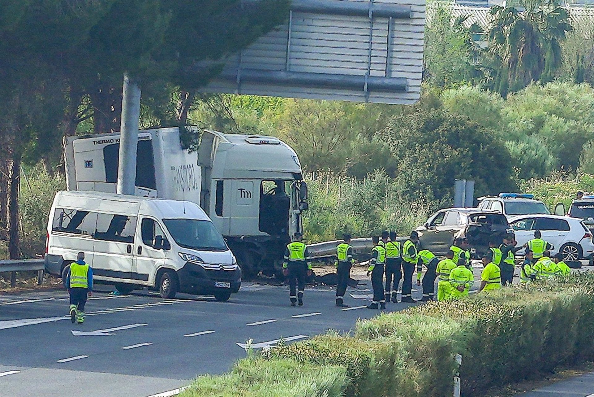 Decretan libertad provisional para el conductor del camión del accidente mortal de Los Palacios Decretan libertad provisional para el conductor del camión del accidente mortal de Los Palacios