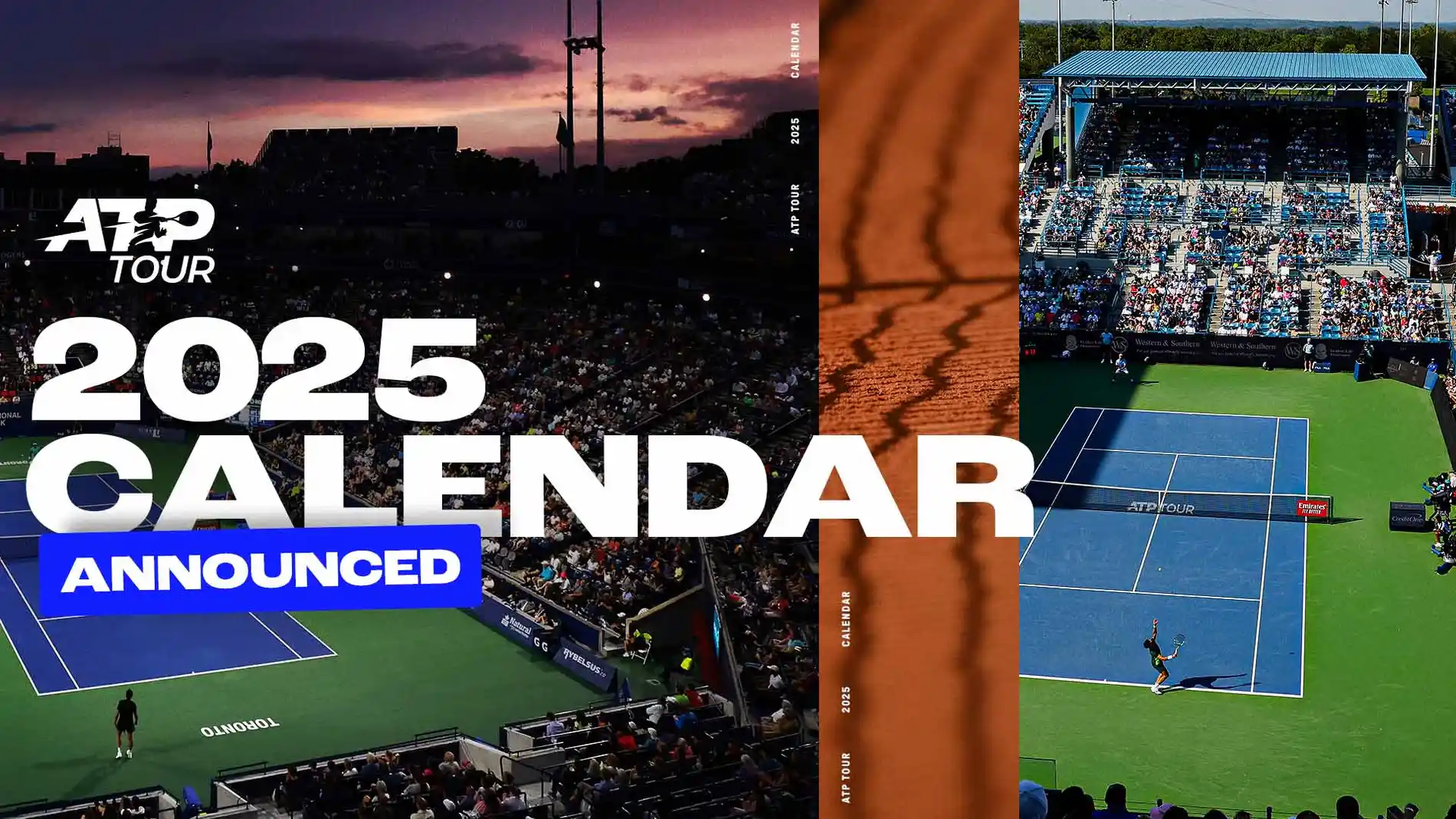 La ATP anuncia su calendario para 2025