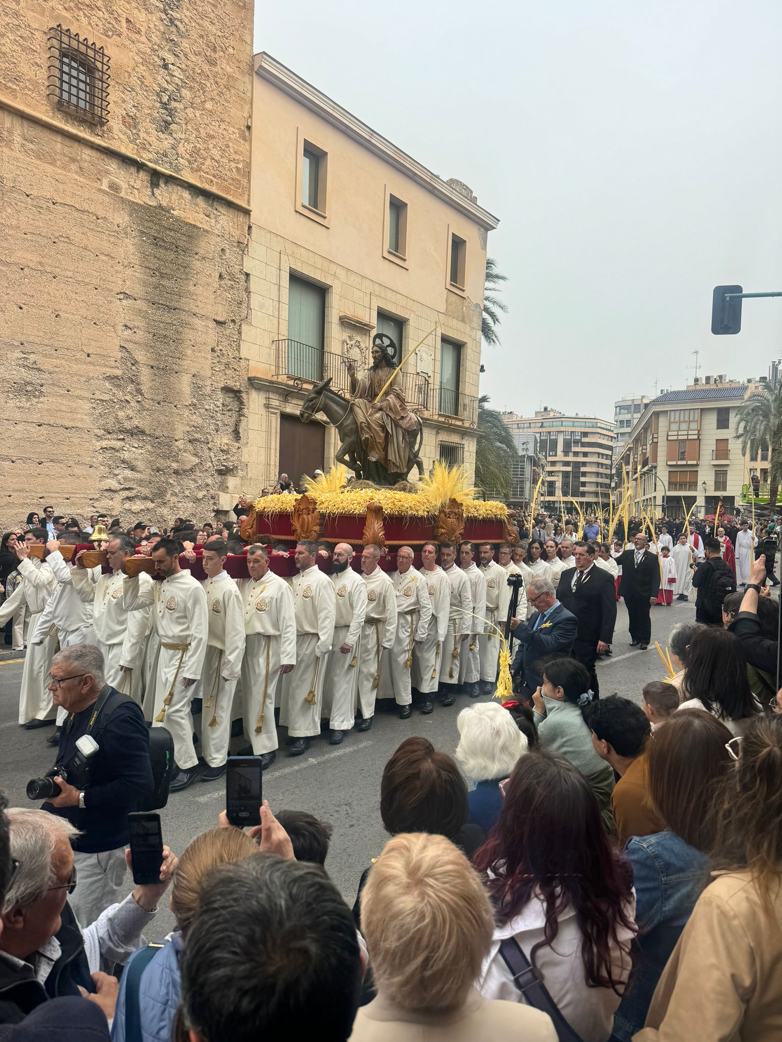 Domingo de Ramos en Elche: miles de palmas blancas inician la Semana Santa 2024 guiando al 'pas de la burreta' Domingo de Ramos en Elche: miles de palmas blancas inician la Semana Santa 2024 guiando al 'pas de la burreta'