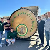 Bombo fabricado para la Cofradía La Oración de Jesús en el huerto de Alzira Bombo fabricado para la Cofradía La Oración de Jesús en el huerto de Alzira
