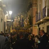 La 'Oración en el huerto' procesiona este Lunes Santo en Badajoz con unos 250 nazarenos y unos 75 costaleros