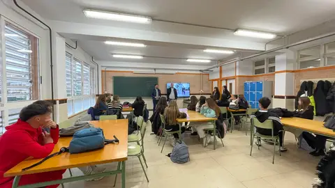 Darío Moreno, alcalde de Sagunto, en el IES María Moliner Darío Moreno, alcalde de Sagunto, en el IES María Moliner