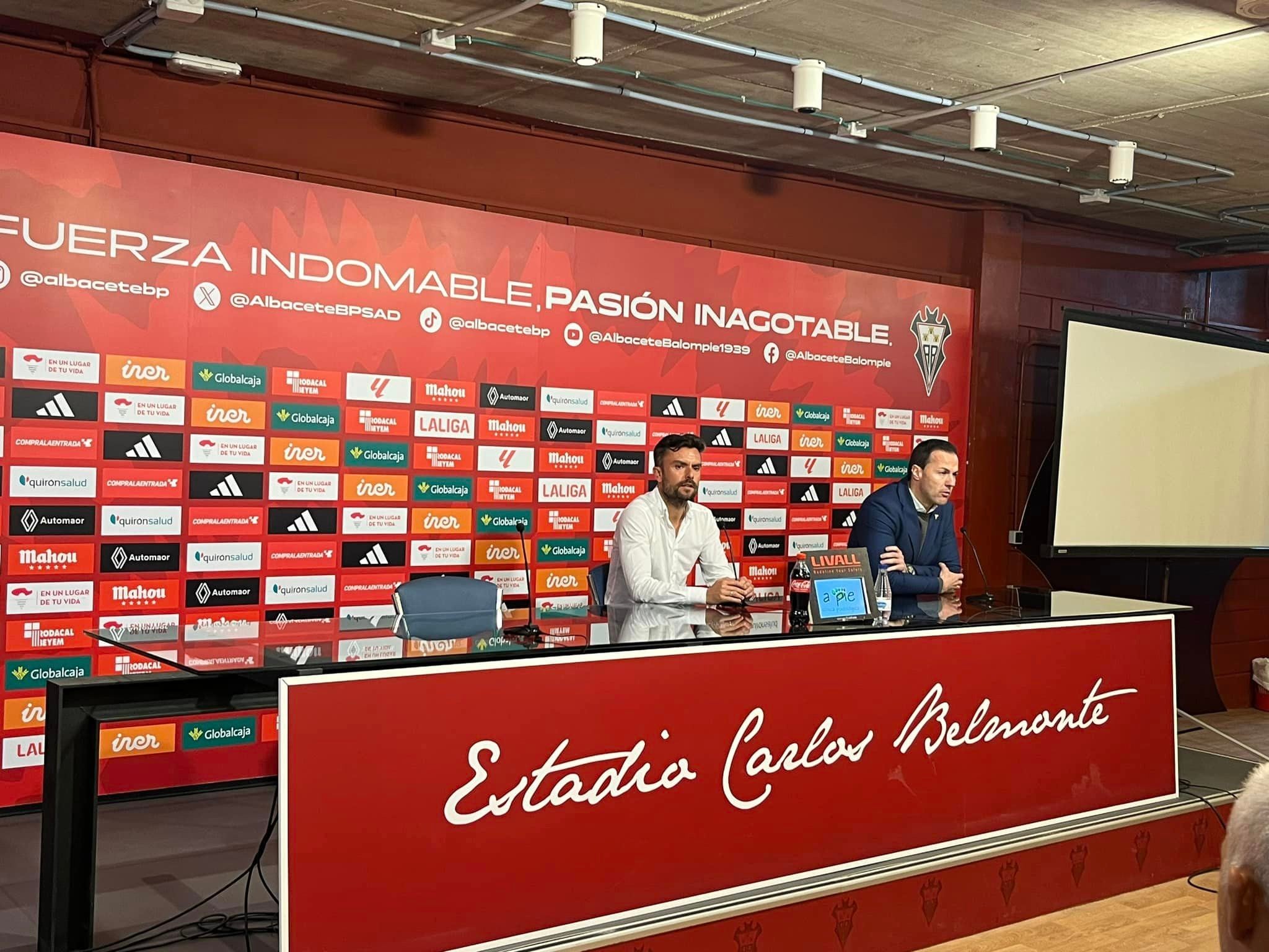 Rubén Albés se despide del Albacete Balompié Rubén Albés se despide del Albacete Balompié
