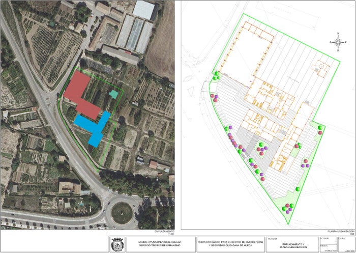 Luz verde a la primera fase del Centro de Emergencias y Seguridad de Huesca Luz verde a la primera fase del Centro de Emergencias y Seguridad de Huesca