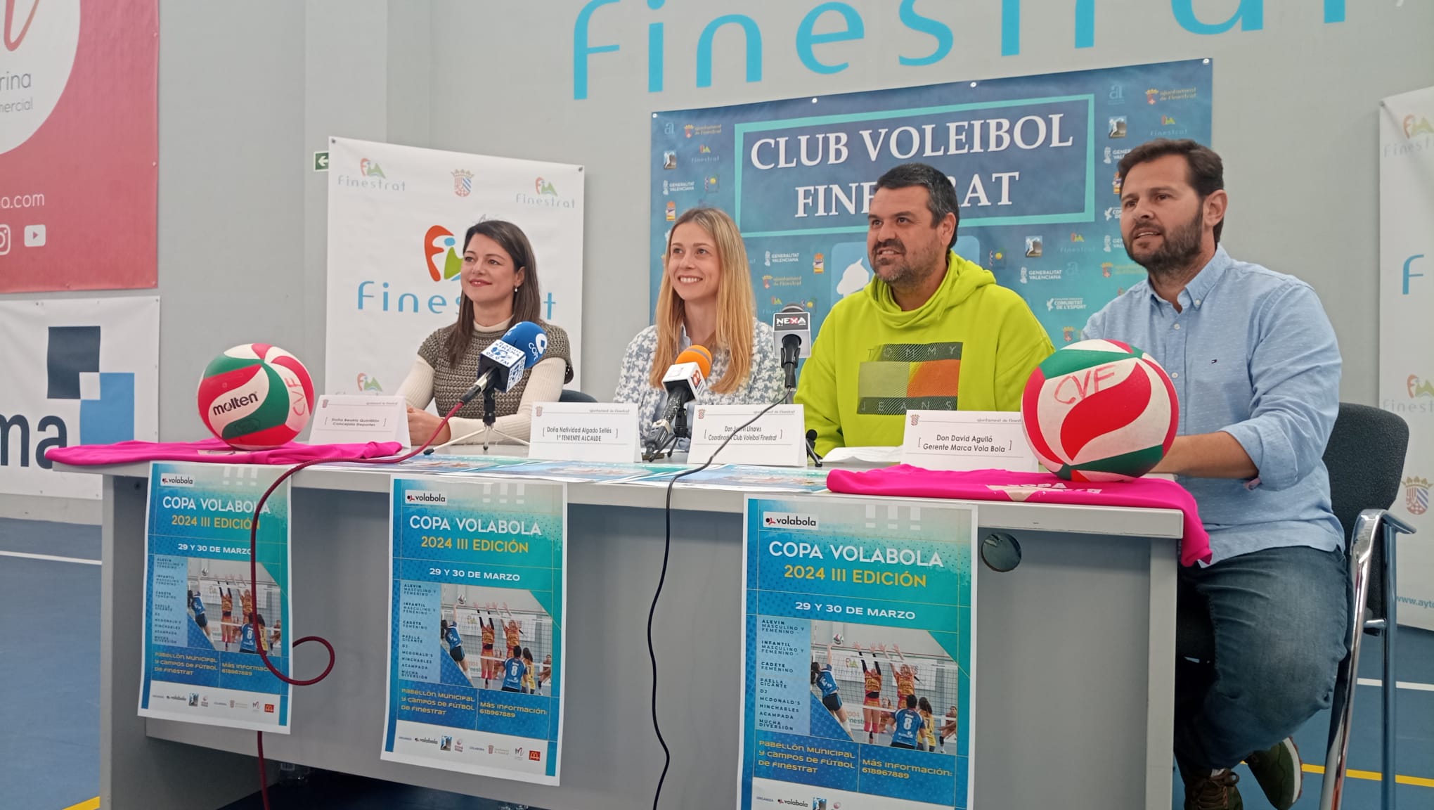 Se presenta, con participación récord, la III Copa Volabola de Voley en Finestrat Se presenta, con participación récord, la III Copa Volabola de Voley en Finestrat