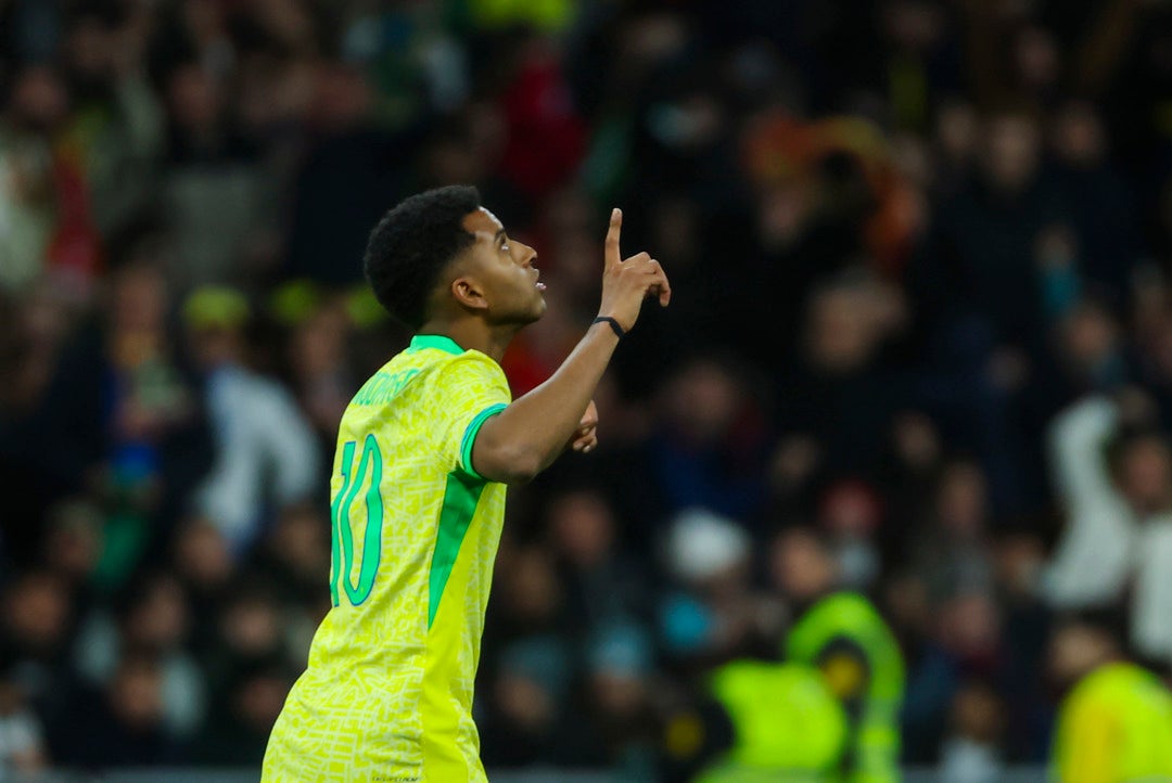 Rodrygo acaba con su sequía ante España Rodrygo acaba con su sequía ante España