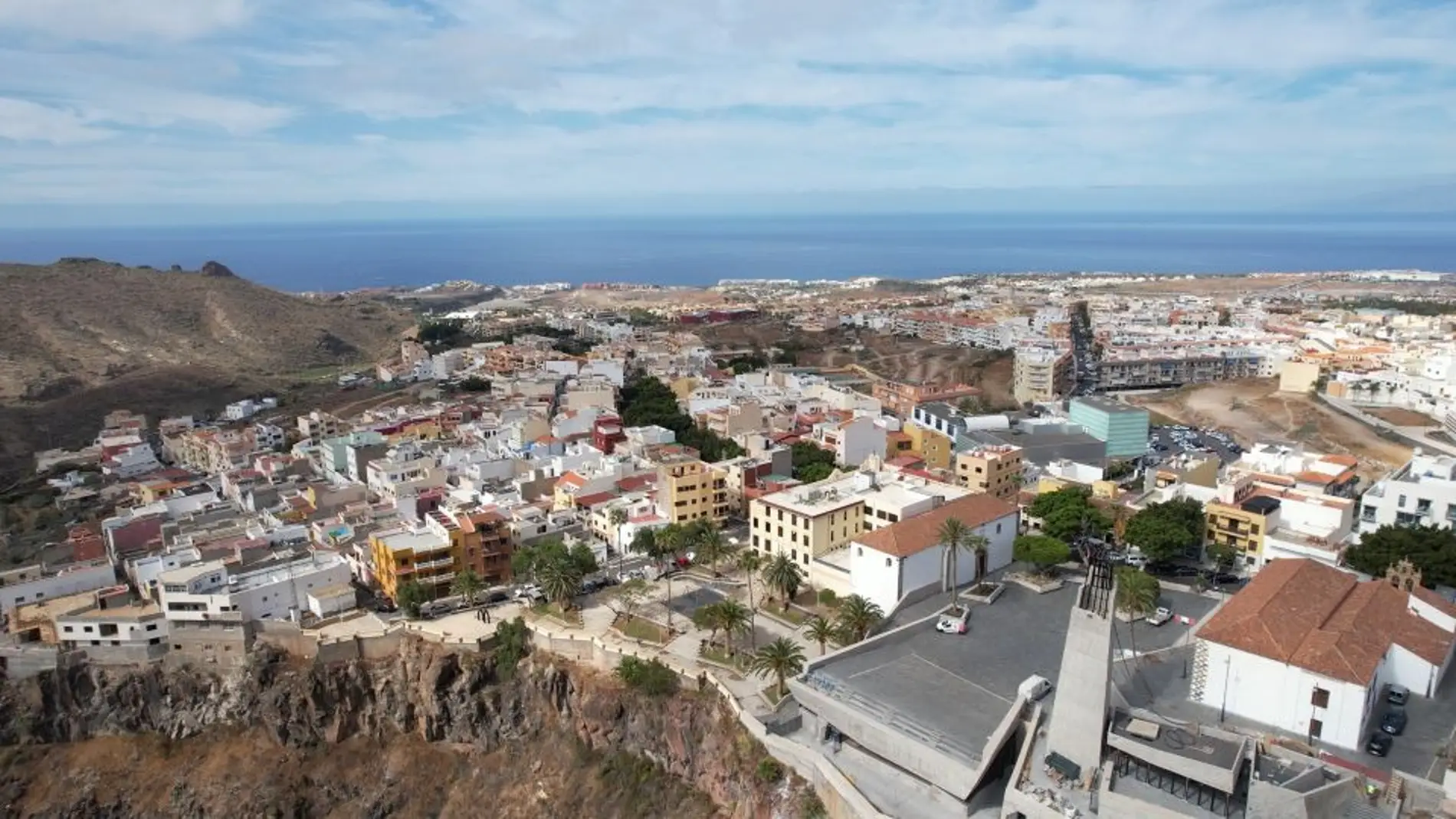 Imagen del municipio de Adeje en el sur de la isla de Tenerife 