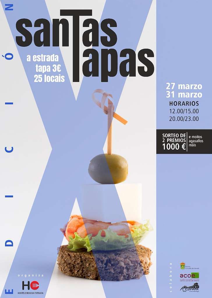 Comeza "Santas Tapas", unha cita gastronómica imprescindible na Estrada Comeza "Santas Tapas", unha cita gastronómica imprescindible na Estrada