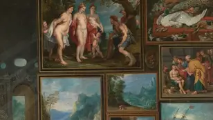 Algunos cuadros expuestos en el Museo del Prado