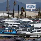 Vista del exteriores de la fábrica de Ford en Almussafes (Valencia). Vista del exteriores de la fábrica de Ford en Almussafes (Valencia).