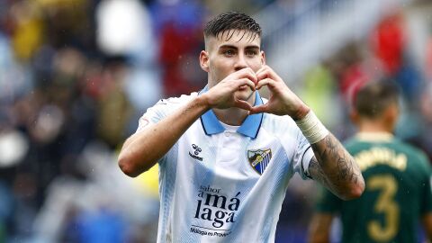 Roberto, jugador del M&aacute;laga CF