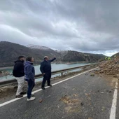 Corte carretera Güejar Sierra Corte carretera Güejar Sierra