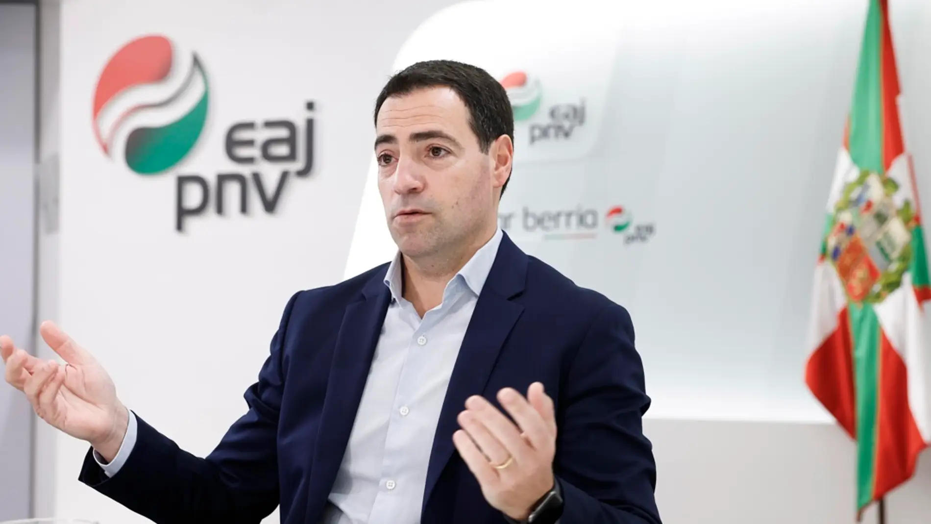 El candidato del PNV a las elecciones vascas Imanol Padrales/ EFE/ Miguel Toña