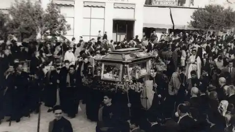 Foto histórica del Sepulcro en Alzira Foto histórica del Sepulcro en Alzira