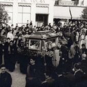 Foto histórica del Sepulcro en Alzira
