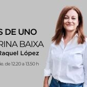 Raquel López Más de Uno Marina Baixa