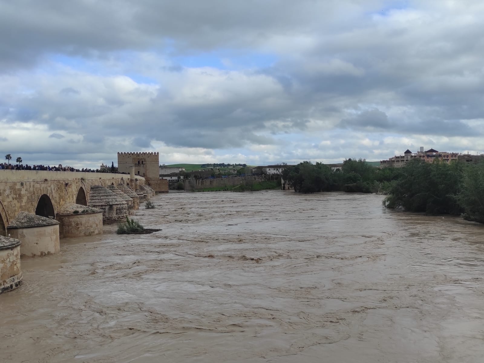 La crecida del Guadalquivir y la bajada del paro La crecida del Guadalquivir y la bajada del paro