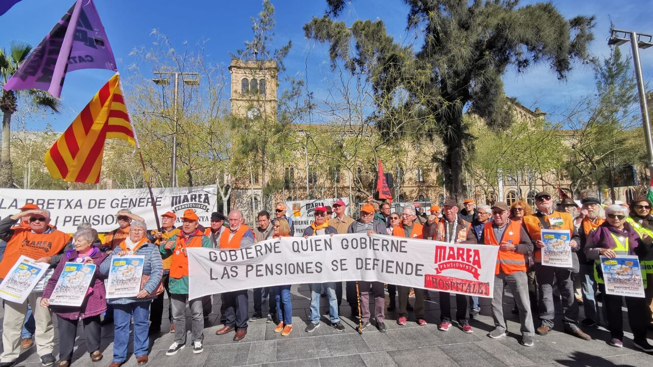 La Marea Pensionista I La Marea Blanca Han Convocat Una Manifestació ...