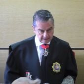 Miguel Ángel Carballo durante el acto de toma de posesión