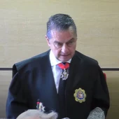 Miguel Ángel Carballo durante el acto de toma de posesión Miguel Ángel Carballo durante el acto de toma de posesión