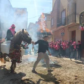 Imagen de archivo del pasacalle de Sant Vicent en Nules. Imagen de archivo del pasacalle de Sant Vicent en Nules.