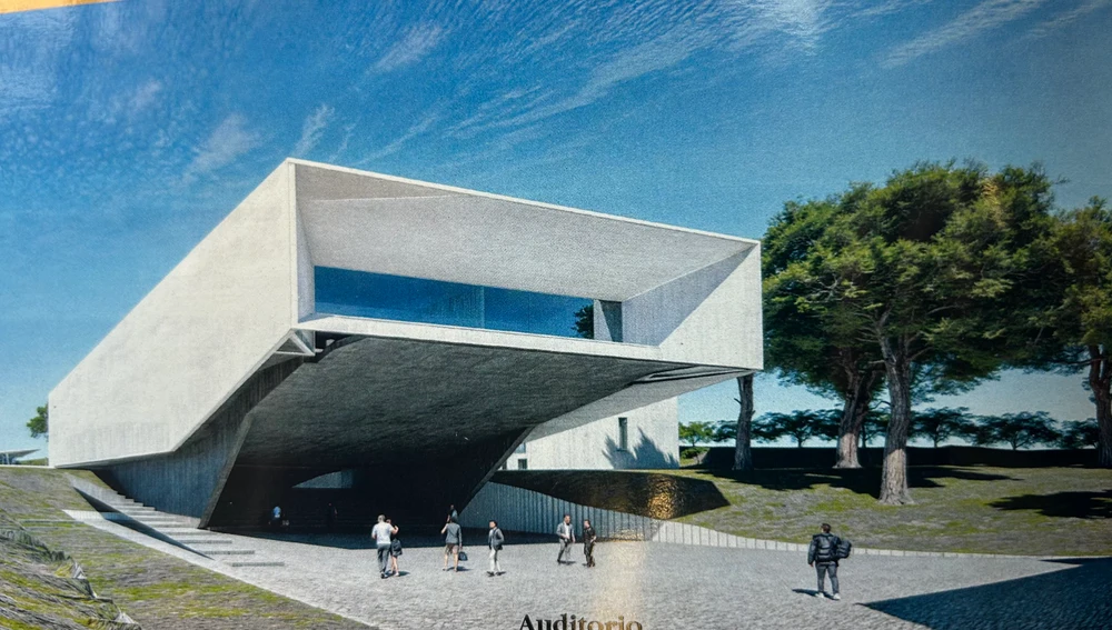 Maqueta del auditorio del futuro centro Maqueta del auditorio del futuro centro