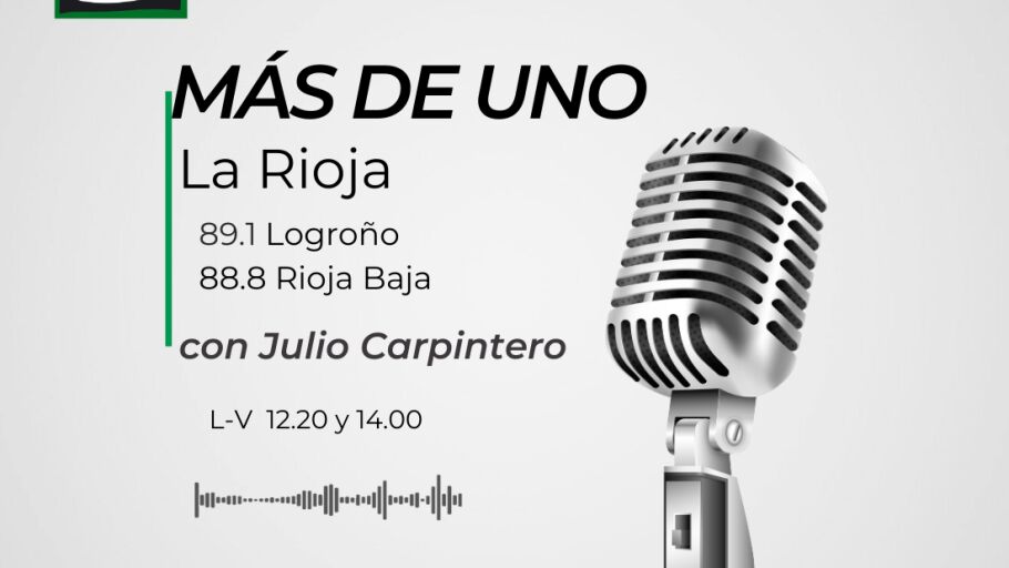 M&aacute;s de Uno La Rioja cartel dise&ntilde;o Julio Carpintero