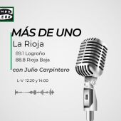 Más de Uno La Rioja cartel diseño Julio Carpintero
