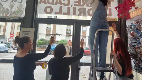 Maestras del Torre Malmuerta con los preparativos de la Semana de la Capacidad Maestras del Torre Malmuerta con los preparativos de la Semana de la Capacidad