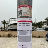 parada suprimida de autobús en Altea parada suprimida de autobús en Altea