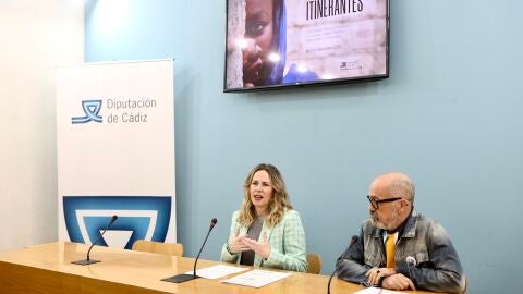 Vanessa Beltran, en rueda de prensa